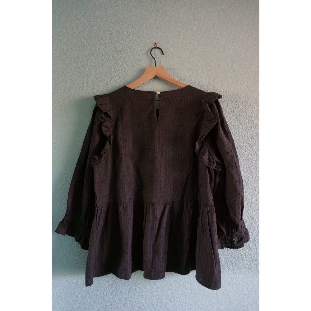 Universal Thread | Ruffle Eyelet Blouse - Picture 4 of 9